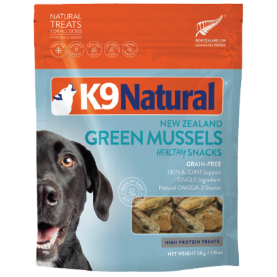 K9 Natural Dog NZ Green Lipped Mussels 1.76oz