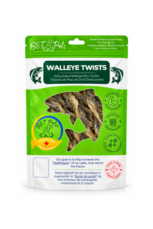 B&T Dehydrated Walleye Skins 75g