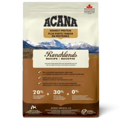 ACANA Dog Highest Protein Ranchlands
