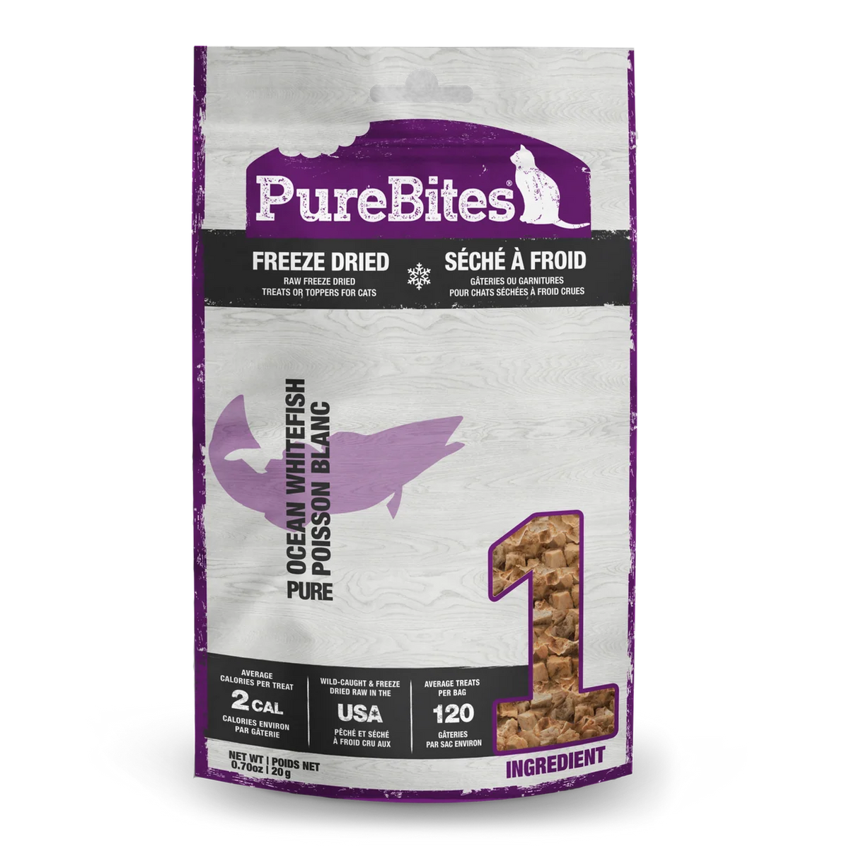 Purebites Ocean Whitefish 20g CAT
